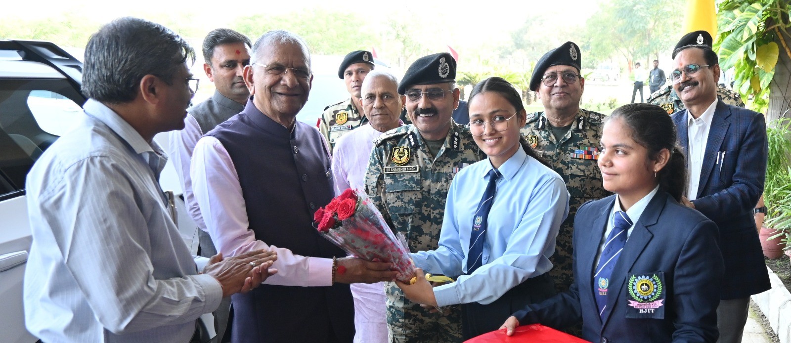 Hon’ble MP Shri Govind Bhai Dholakiya visits RJIT